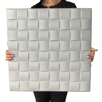 Szare KASETONY sufitowe 3D Panele DEKORACYJNE sz16