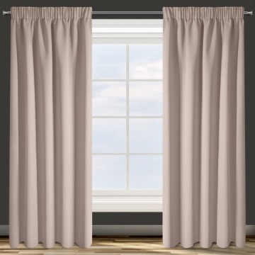Штора готовая на ленте PARISA 140x270 пудровый синий