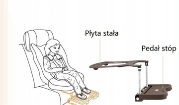 ДЕТСКАЯ ПОДНОГА ДЛЯ АВТОМОБИЛЯ