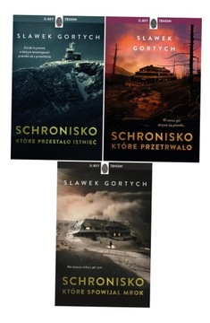 PAKIET 3W1 SCHRONISKO, KTÓRE SPOWIJAŁ MROK + PRZETRWAŁO + PRZESTAŁO ISTNIEĆ