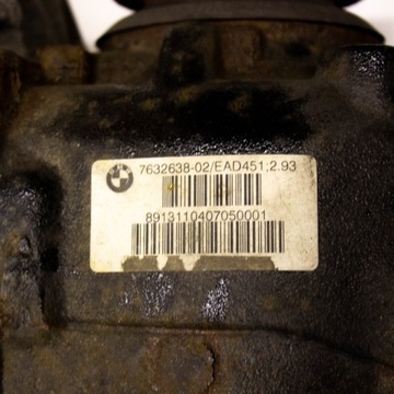 7632638 REDUKTOR ZADNÍ XDRIVE 20 D 135 2013 BMW X1 (E84)