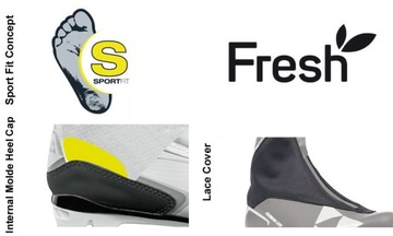 КРОССОВКИ FISCHER XC PRO RTL ЧЕРНЫЕ 42/275 мм