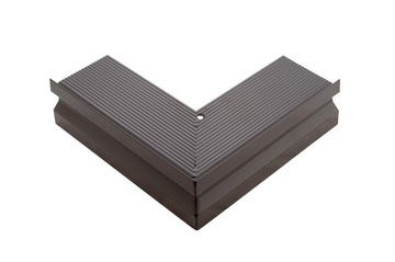 Narożnik Aluminiowy Okapowy K130 Brązowy 90° zew.