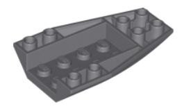 LEGO SKOS CIEMNOSZARY 6X4 NR 43713