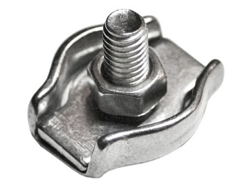 ZACISK DO LINY STALOWEJ 4mm / A4 - 01007