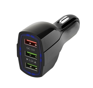 USB QC 3.0 3xUSB ŁADS7 автомобильное зарядное устройство