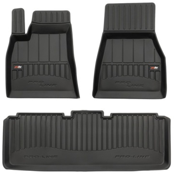 Gumové 3D koberce Tesla Model S 2012-2021