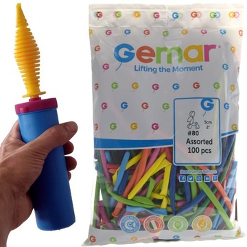 BALONY do MODELOWANIA GEMAR RURKI + POMPKA 100x