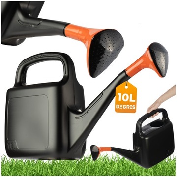 САДОВАЯ ЛЕЙКА 10Л ЧЕРНАЯ С СИТОМ ЛЕЙКА