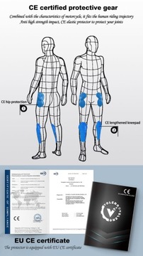 2023 MODNE SPODNIE MOTOCYKLOWE MĘSKIE JEAN S-3XL