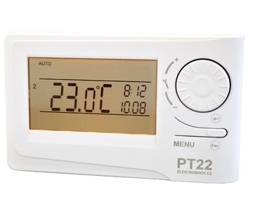 TERMOSTAT TERMOREGULATOR POKOJOWY PT22 WYŚWIETLACZ