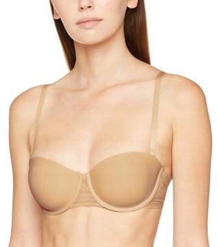 Biustonosz bardotka odpinane ramiączka Sloggi Zero Lace WDP 70D