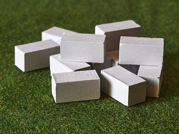 Кирпич гипсовый, прямой стеновой, форма 01