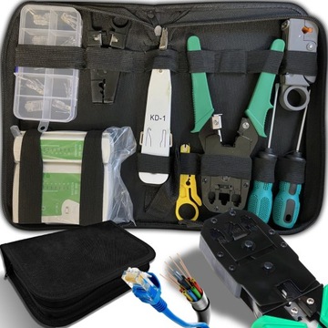 TESTER SIECIOWY ZACISKARKA WCISKACZ RJ45 ETUI LSA