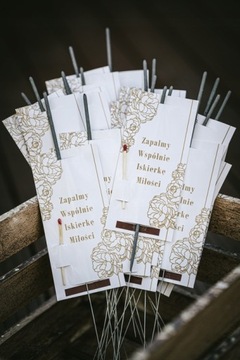 Бенгальские огни 40 см фейерверк свадебный 50 шт.