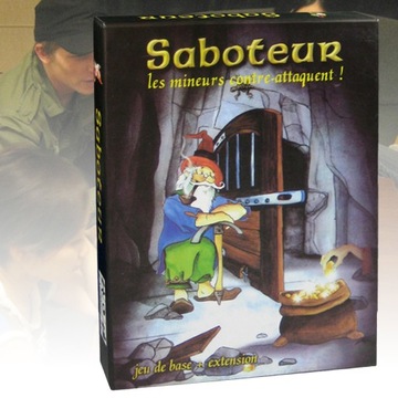 Настольная игра Saboteur, версия 1.2 Dwarf Gold MineCart