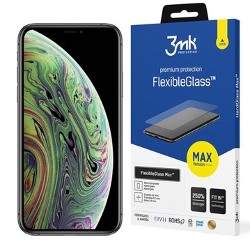 3MK FlexibleGlass Max do iPhone Xs Black