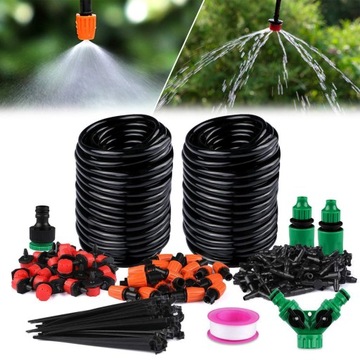 DIY 1 Set Tubing Sprayers Watering Device Adjustable Speed Drip Irrigation