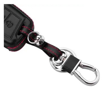 Кожаный чехол на ключ Skoda Octavia 3.