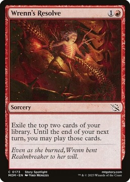 Karta Magic: The Gathering Wrenn's Resolve MOM *Foil*