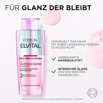 L'Oréal Paris Elvital Glycolic Gloss шампунь для блестящих волос
