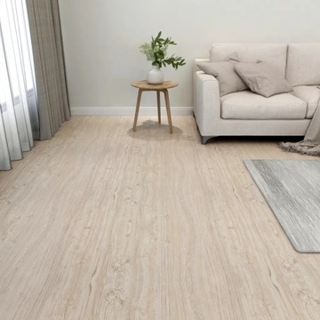 vidaXL Samoprzylepne panele podłogowe, 55 szt., PVC, 5,11 m², brązowe