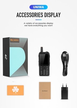 Смартфон UNIWA F40 Zello Walkie Talkie 2,4 дюйма