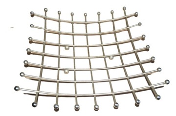 Taca patera metalowa dekoracyjna 36x37