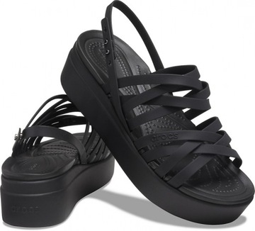 Dámske sandále Crocs Brooklyn Strappy Lowe 206751 Wedge 39-40