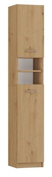 SŁUPEK 32 cm SZAFKA ŁAZIENKOWA REGAŁ PÓŁKI MEBLE DRZWI DĄB ARTISAN