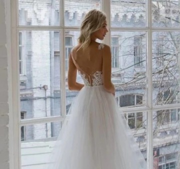 СВАДЕБНОЕ ПЛАТЬЕ ТРАПЕЦИЯ 44 XXL