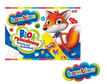 BLOK RYSUNKOWY A4 BAMBINO 20 KARTEK