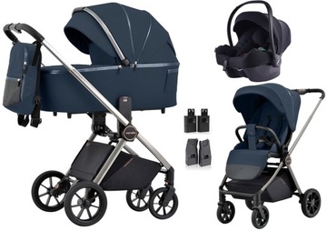 WÓZEK CARRELLO ULTRA AVIONAUT COSMO 3w1 ADAPTERY kol. BLUE