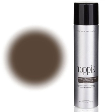 Mikrowłókna w Sprayu TOPPIK 144g - ŚREDNI BRĄZ