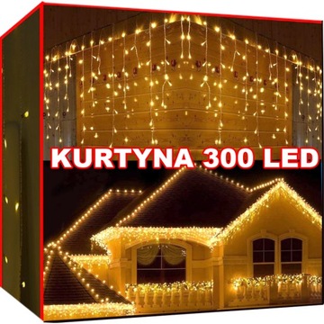 SOPLE 300 LED LAMPKI CHOINKOWE ŚWIATEŁKA ZEWNĘTRZNE WEWNĘTRZNE BIAŁE CIEPŁE