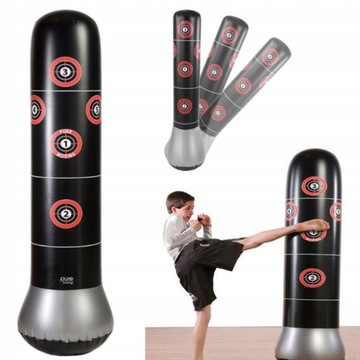 DZIECI WOREK BOKSERSKI TRENINGOWY STOJĄCY 145CM