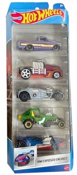 Hot Wheels 5-PAK HW Exposed Engines RESORAKI HLY79