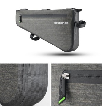 Сумка WATERPROOF BICYCLE SANIT на раму 5л RockBros ZR16