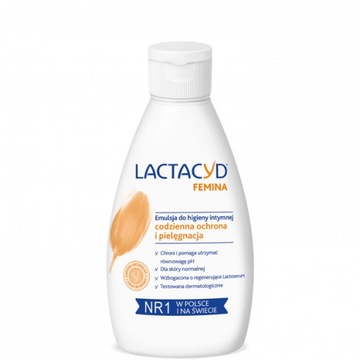LACTACYD Femina Żel do higieny intymnej Ochrona i Delikatność 200 ml
