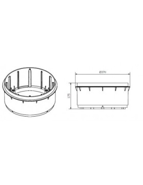 Дренажный разделительный колодец D300 Разделительный колодец AQR 110