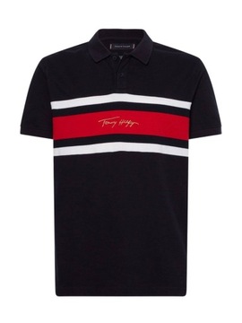 Koszulka męska polówka TOMMY HILFIGER klasyczna bawełniana polo r XS