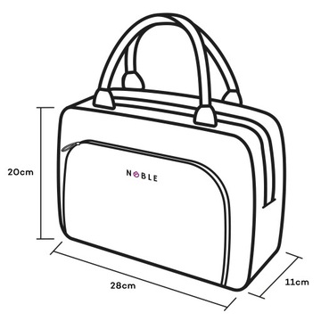 Набор из 2х женских косметичек для косметики NOBLE.