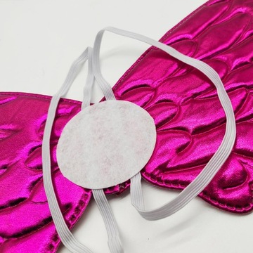 Светящиеся крылья бабочки Принцесса Херувим Женщины Девушки Ангел Необычные розовые красные