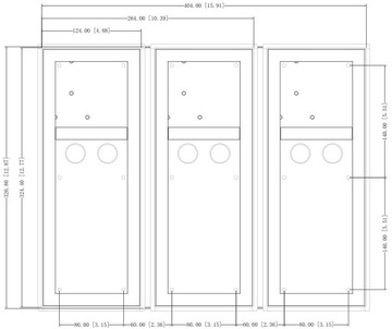 МЕТАЛЛИЧЕСКИЙ КОРОБОК ДЛЯ УСТАНОВКИ DAHUA VTM128 ВСТРАИВАННОГО МОНТАЖА