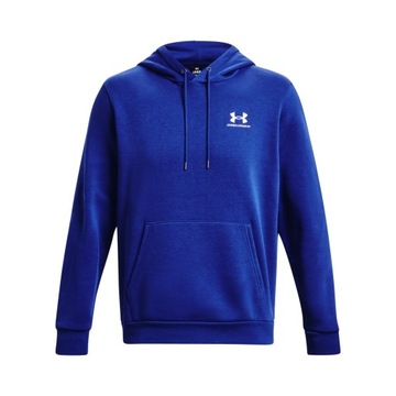 BLUZA MĘSKA Z KAPTUREM UNDER ARMOUR DRESOWA SPORTOWA BAWEŁNA 1373880-400