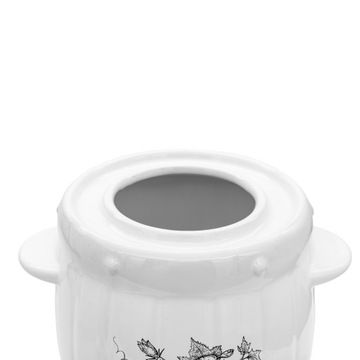 Керамическая бочка 4л ГЕРМЕТИЧНАЯ керамическая посуда для маринования огурцов Банка для капусты