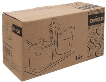 НАБОР САХАРНИЦА И МОЛОЧНИЦА на подставке, БЕЛЫЙ ФАРФОР OLDMAN 280мл