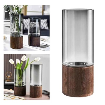 Wazon na kwiaty Wazony z przezroczystego szkła z d