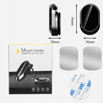 UCHWYT MAGNETYCZNY MOCNY NA TELEFON DO SAMOCHODU