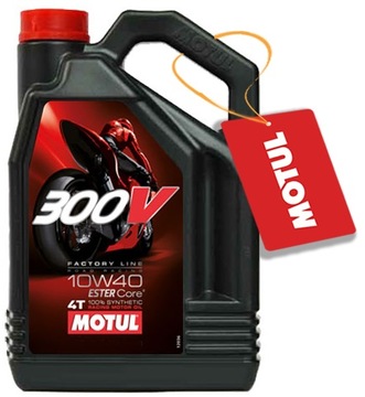 MOTUL 300V FACTORY LINE ROAD RACING 10W40 4L